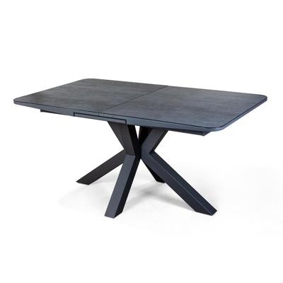 Стол Top concept Стол раскладной Lincoln (160+40 см) глазурованное стекло черный арт. 2000000001029