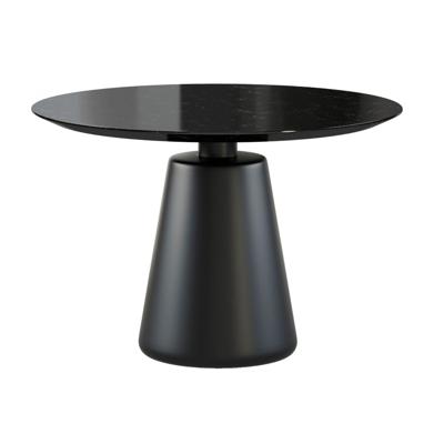 Стол Top concept Стол круглый Ikon 100, керамика глянцевая, черная арт. Н0000038765