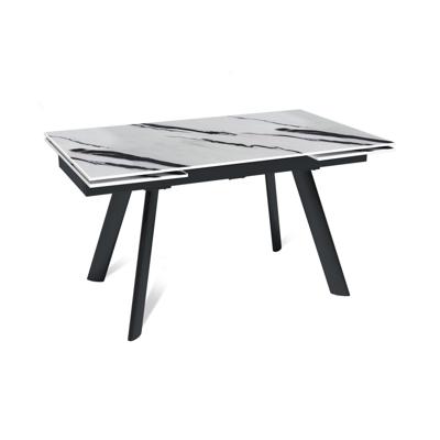 Стол Top concept Стол раскладной Stone (140+40+40), керамика глянцевая Panda white арт. 53095000001910