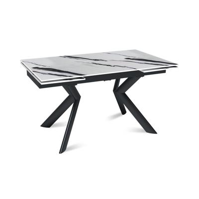 Стол Top concept Стол раскладной Bridge (140+40+40), керамика глянцевая Panda White арт. 53181000002086