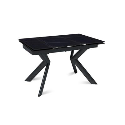 Стол Top concept Стол раскладной Bridge (120+30+30), керамика матовая Black Gold арт. 53209000002053