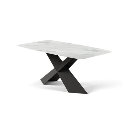 Стол Top concept Стол овальный Tyler 180, керамика матовая,  светлый арт. 13747