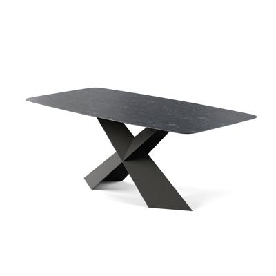 Стол Top concept Стол овальный Tyler 200, керамика матовая,  темный арт. 13748