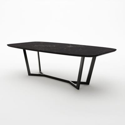 Стол Top concept Стол овальный BENZ 180, керамика матовая, черная арт. 14307