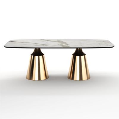 Стол Top concept Стол овальный Lucas 230, керамика матовая, белая арт. 21300