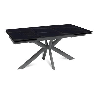 Стол Top concept Стол раскладной Strong (160+40+40), керамика матовая Black Gold арт. 53407000002016