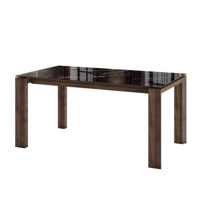 Стол Top concept Стол обеденный Aron 160, керамика глянцевая черная арт. 22246