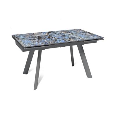 Стол Top concept Стол раскладной Stone (140+40+40), керамика глянцевая Lemurian blue арт. 53095000001911