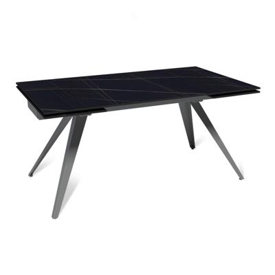 Стол Top concept Стол раскладной Asti (160+40+40), керамика матовая Black Gold арт. 50167000001416