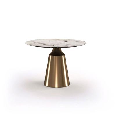 Стол Top concept Стол круглый Lucas 100, керамика глянцевая, светлая арт. 22780