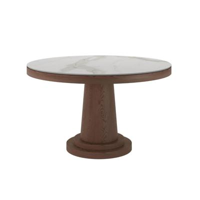 Стол Top concept Стол круглый обеденный Bilbo 120, керамика матовая белая арт. 25013