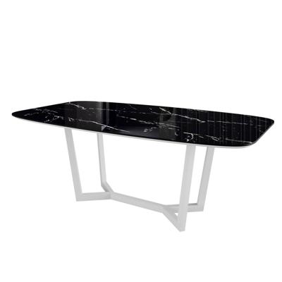 Стол Top concept Стол овальный Бенц 160, керамика глянцевая, черная арт. 27494