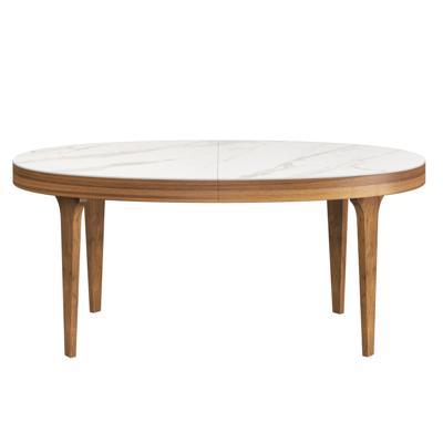 Стол Top concept Стол овальный раскладной Беллини (200+40), керамика матовая арт. 27528