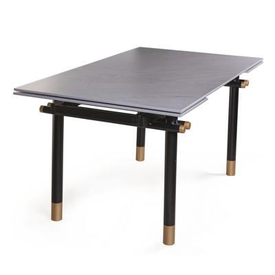 Стол Top concept Стол обеденный Трамп (160+40+40), керамика серая арт. 2001000000968