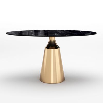 Стол Top concept Стол овальный Лукас 160, керамика глянцевая, черная арт. 21293