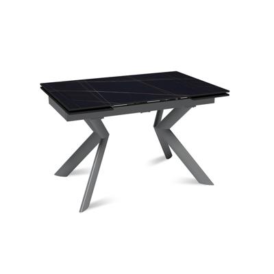 Стол Top concept Стол раскладной Бридж (120+30+30), керамика матовая Black Gold арт. 53209000002047