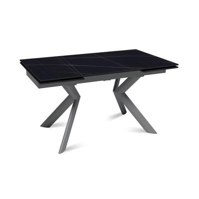 Стол Top concept Стол раскладной Бридж (140+40+40), керамика матовая Black Gold арт. 53181000002070