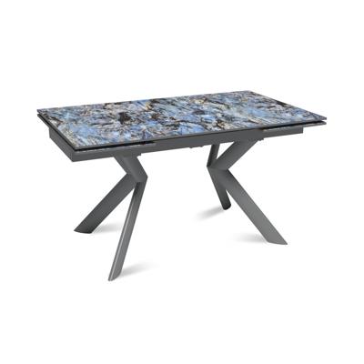 Стол Top concept Стол раскладной Бридж (140+40+40), керамика глянцевая Lemurian Blue арт. 53181000002074
