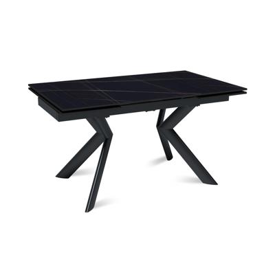 Стол Top concept Стол раскладной Бридж (160+40+40), керамика матовая Black Gold арт. 23660