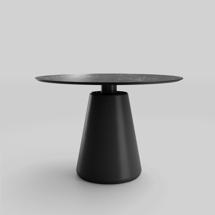 Стол Top concept Стол круглый Ikon 100, керамика матовая, черная арт. Н0000038679