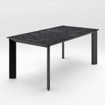Стол Top concept Стол раскладной Dogma (180+50), керамика матовая черная арт. Н0000038733