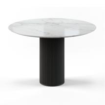 Стол Top concept Стол круглый Nolan 120, керамика глянцевая, белая арт. 20971