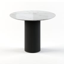 Стол Top concept Стол круглый Nolan 100, керамика глянцевая, белая арт. 20990