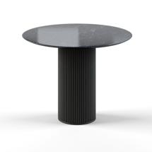 Стол Top concept Стол круглый Nolan 100, керамика глянцевая, черная арт. 20991