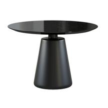 Стол Top concept Стол круглый Ikon 100, керамика глянцевая, черная арт. Н0000038765