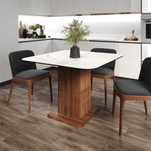 Стол Top concept Стол Denver 110+40, квадрат раздвижной, матовый арт. 22790