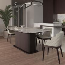 Стол Top concept Стол прямоугольный Denver 160, керамика глянцевая, опора дерево арт. 22801