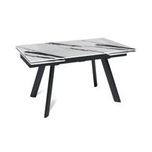 Стол Top concept Стол раскладной Stone (140+40+40), керамика глянцевая Panda white арт. 53095000001910