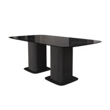 Стол Top concept Стол прямоугольный Denver 270, керамика глянцевая, две опоры дерево арт. 22816