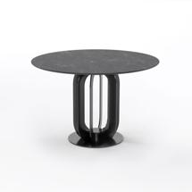 Стол Top concept Стол круглый Castro 120, керамика матовая, черная арт. 22934