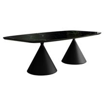 Стол Top concept Стол овальный AXIS 200, керамика глянцевая, черная арт. 24499