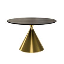 Стол Top concept Стол круглый AXIS 140, шпон / опора золото арт. 24503