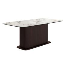 Стол Top concept Стол прямоугольный Denver 160, керамика глянцевая, опора дерево арт. 22801