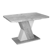 Стол Top concept Стол раскладной Bruno (120+40) цемент светлый/белый бриллиант арт. Н0000036608