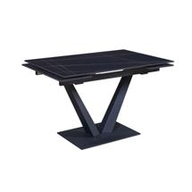 Стол Top concept Стол раскладной Malibu (120+30+30), керамика матовая Black Gold арт. 48174000001263