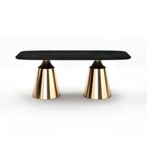 Стол Top concept Стол овальный Lucas 200, керамика матовая, черная арт. 21296