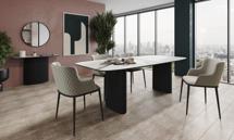 Стол Top concept Стол обеденный Nolan 180, керамика матовая / две опоры овал арт. 21641