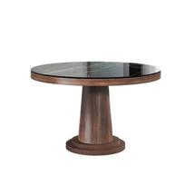 Стол Top concept Стол круглый обеденный Bilbo 110, керамика глянцевая черная арт. 22235