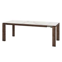 Стол Top concept Стол раскладной Aron (200+40), керамика матовая белая арт. 22245