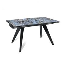 Стол Top concept Стол раскладной Rhein (140+40+40), керамика глянцевая Lemurian Blue арт. 50951000001294