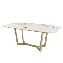 Стол Top concept Стол овальный BENZ 160, керамика глянцевая, белая арт. 27495