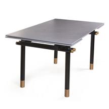 Стол Top concept Стол обеденный Трамп (160+40+40), керамика серая арт. 2001000000968