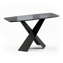 Стол Top concept Консоль Тайлер 130 керамика глянцевая, черная арт. 21032