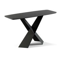 Стол Top concept Консоль Тайлер 130 керамика матовая, черная арт. 21034