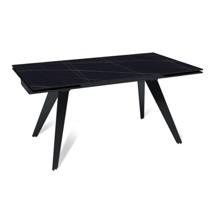 Стол Top concept Стол раскладной Рейн (160+40+40), керамика матовая Black gold арт. 47945000001351