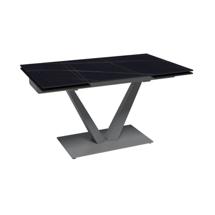 Стол Top concept Стол раскладной Малибу (140+40+40), керамика матовая Blackgold арт. 50925000001322
